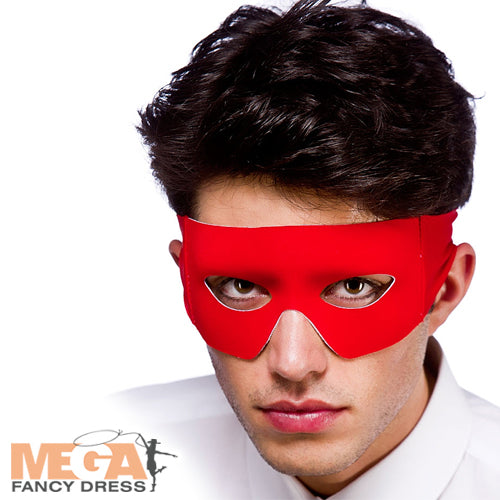 Red Bandit/Superhero Mask Dual Theme Accessory