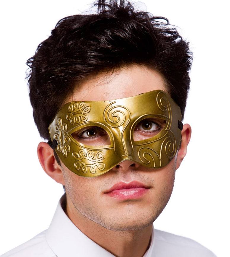 Gold Rome Eyemask Elegant Ancient Accessory