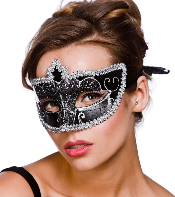 Palermo Eyemask Black/Silver Stylish Italian Accessory