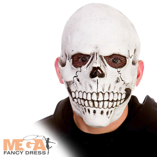 Skeleton Latex Mask Spooky Halloween Accessory