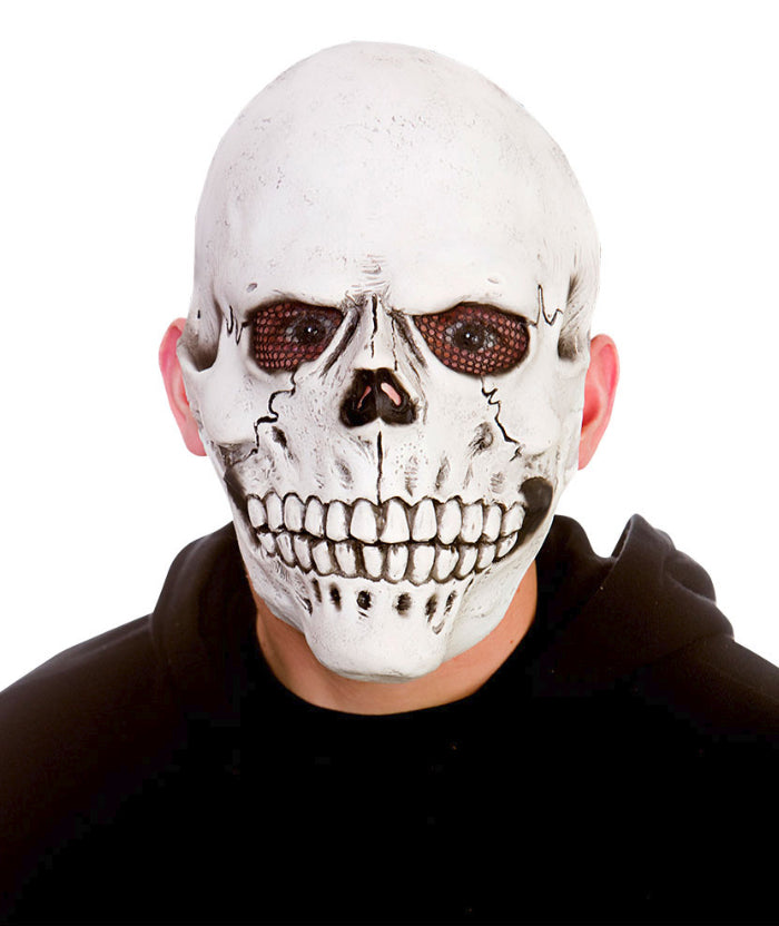 Skeleton Latex Mask Spooky Halloween Accessory