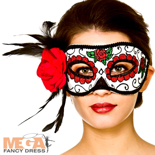 Deluxe Day of the Dead Ladies Eyemask