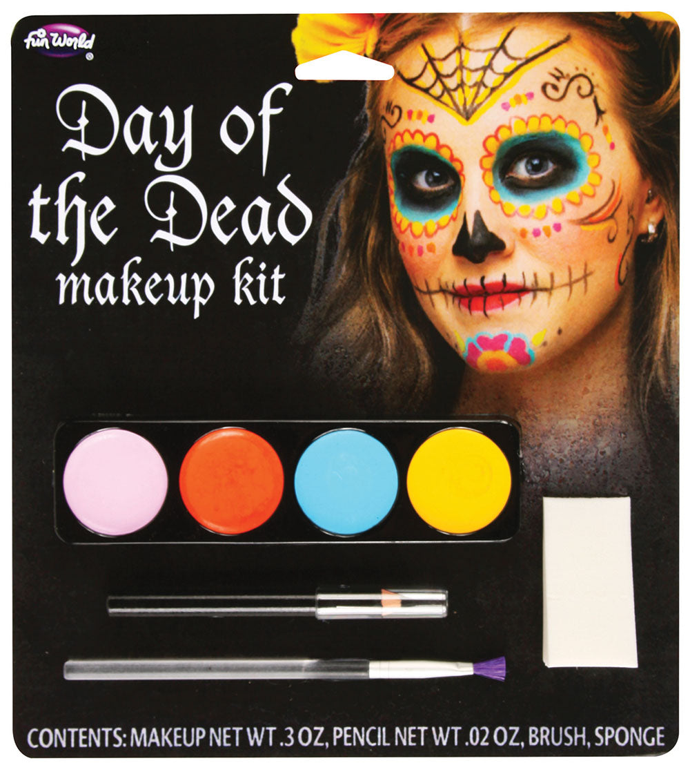 Day of the Dead Ladies Make-Up Kit Festive Face Art