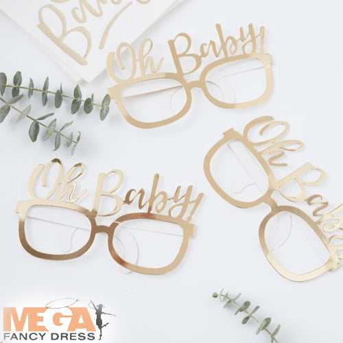 Oh Baby Fun Glasses Playful Baby Shower Accessory