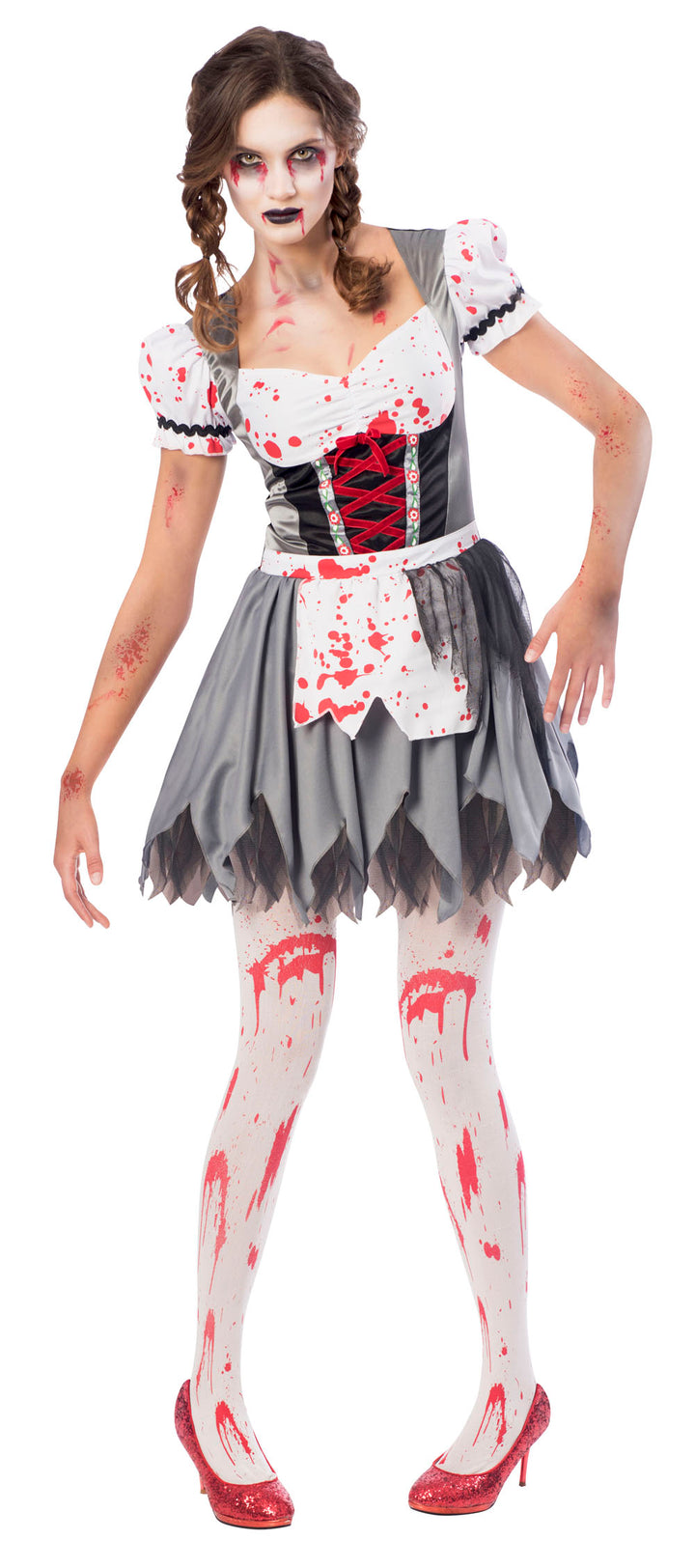 Miss Oktoberfest Zombie Ladies Halloween Costume