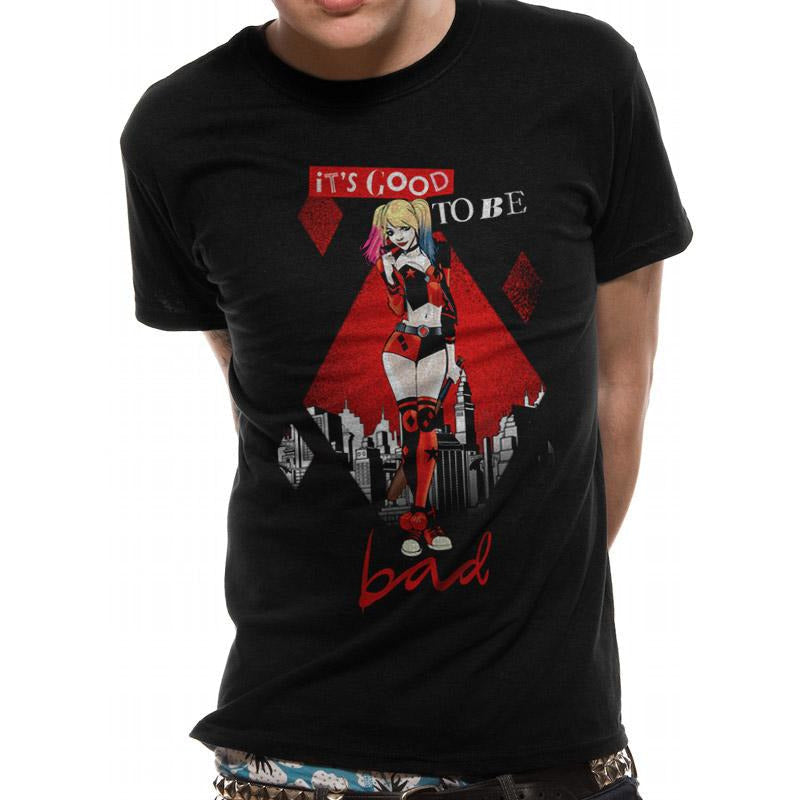 Harley Quinn "Good to be Bad" Villain Unisex T-Shirt
