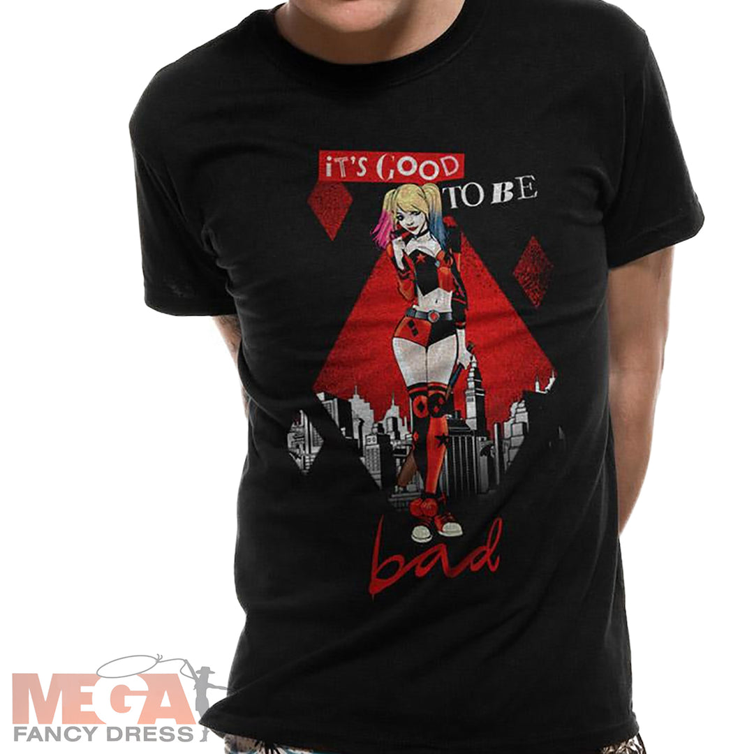 Harley Quinn "Good to be Bad" Villain Unisex T-Shirt