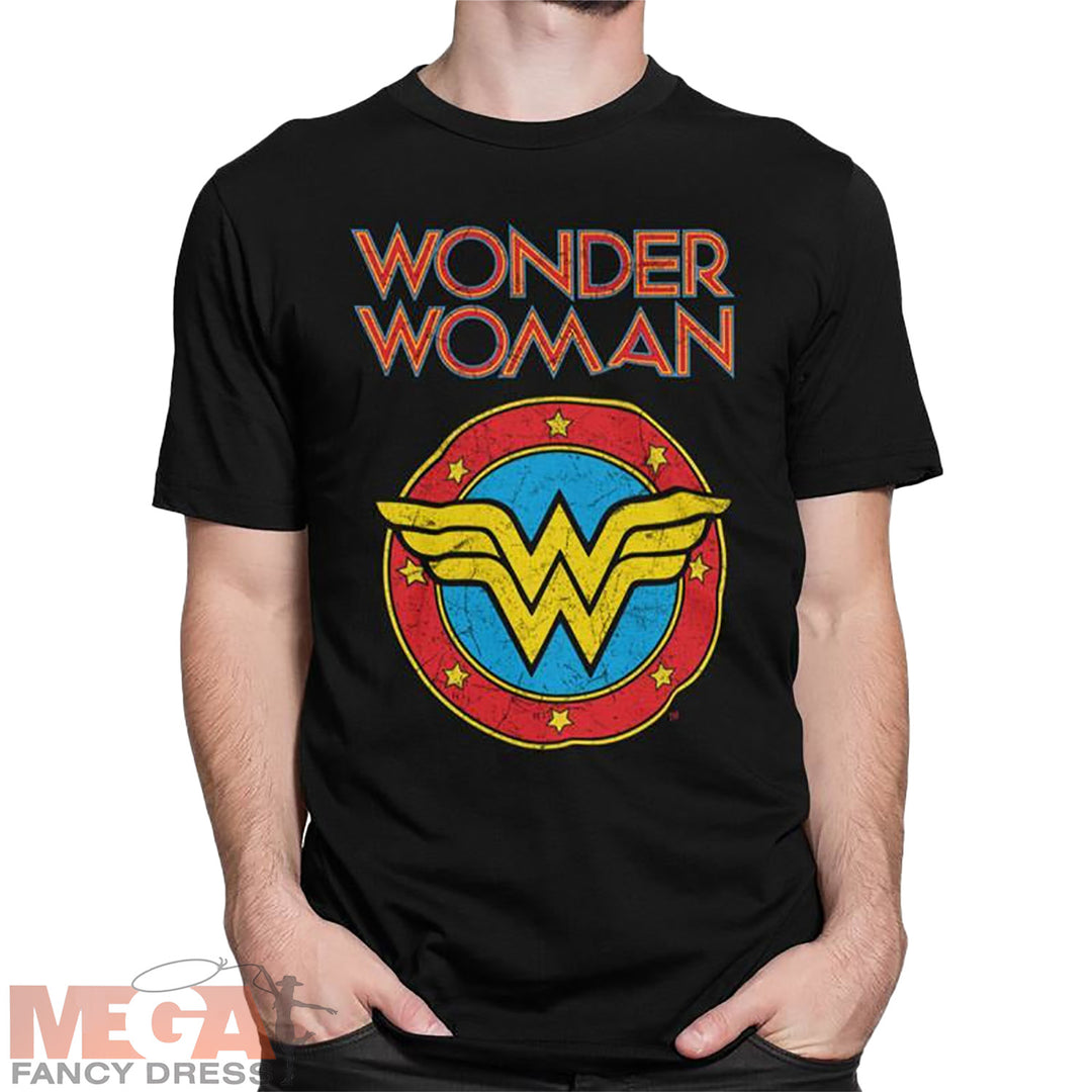 Unisex Wonder Woman Vintage Logo T-Shirt DC Universe