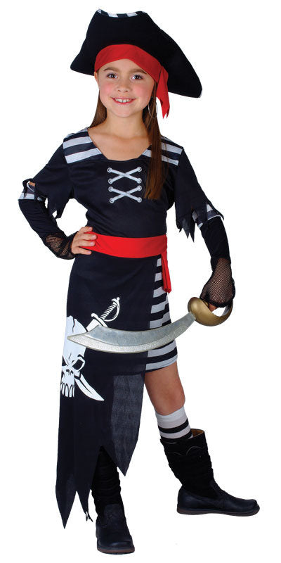Girls Pirate Princess Adventure Costume