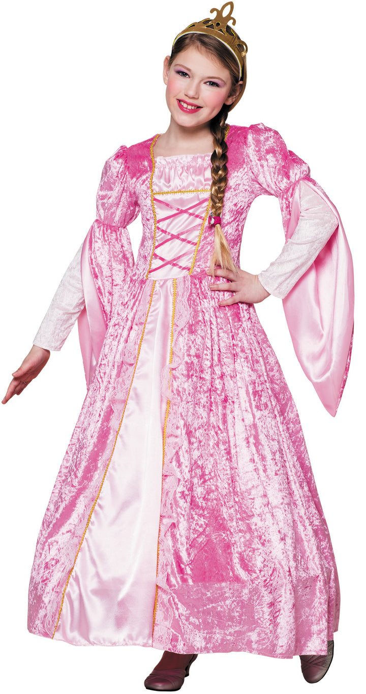 Girls Royal Princess Rosanna Fancy Dress Fairy Tale Costume