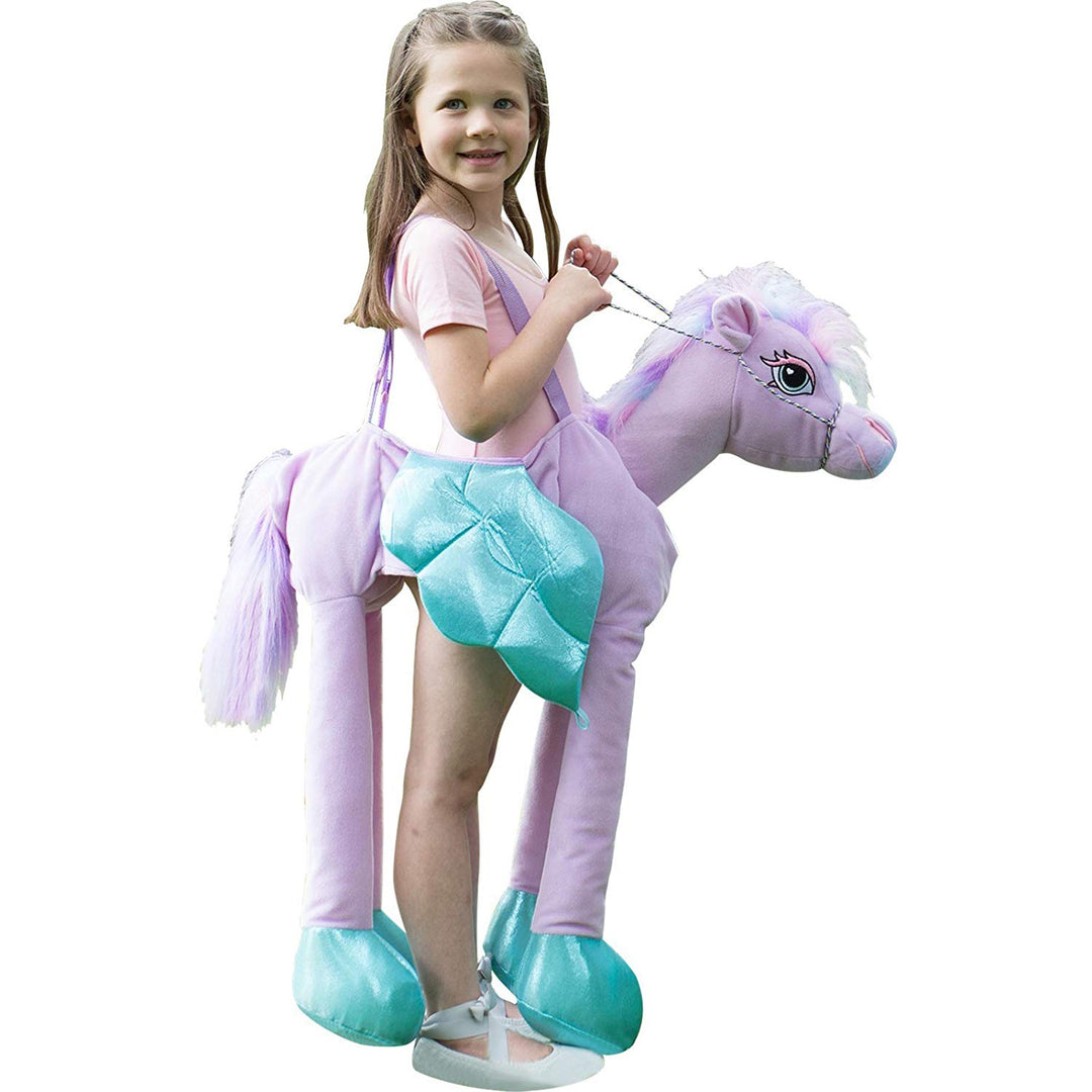 Ride on Fairy Tale Pony Girls Costume Fantasy Fancy Dress