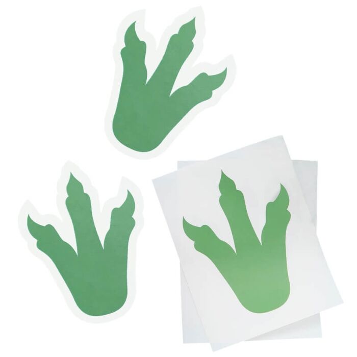 Dinosaur Party Footprint Stickers Party Decorations