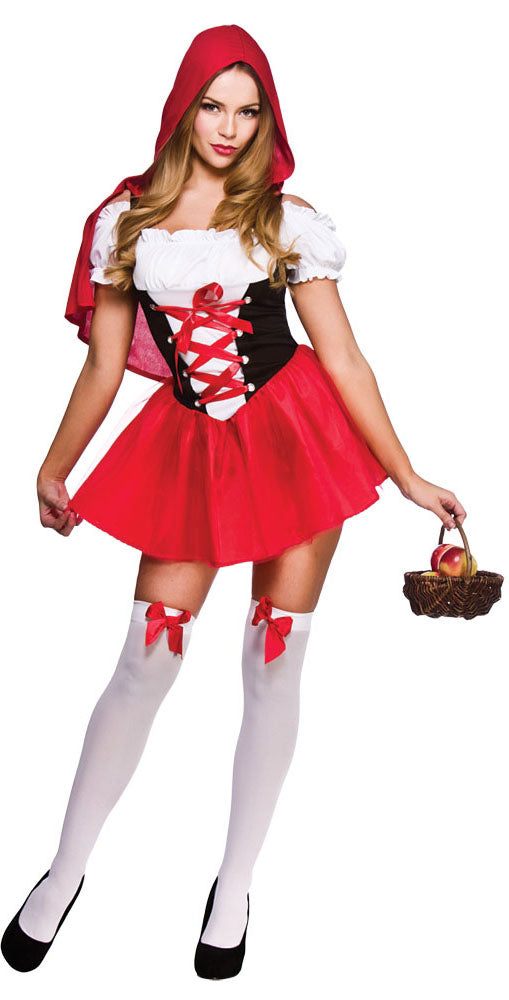 Ladies Red Riding Hood Fairy Tale World Book Day Costume