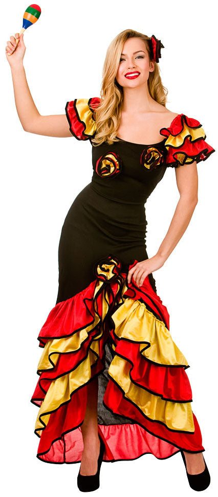 Ladies Rumba Dancer Latin Dance Costume