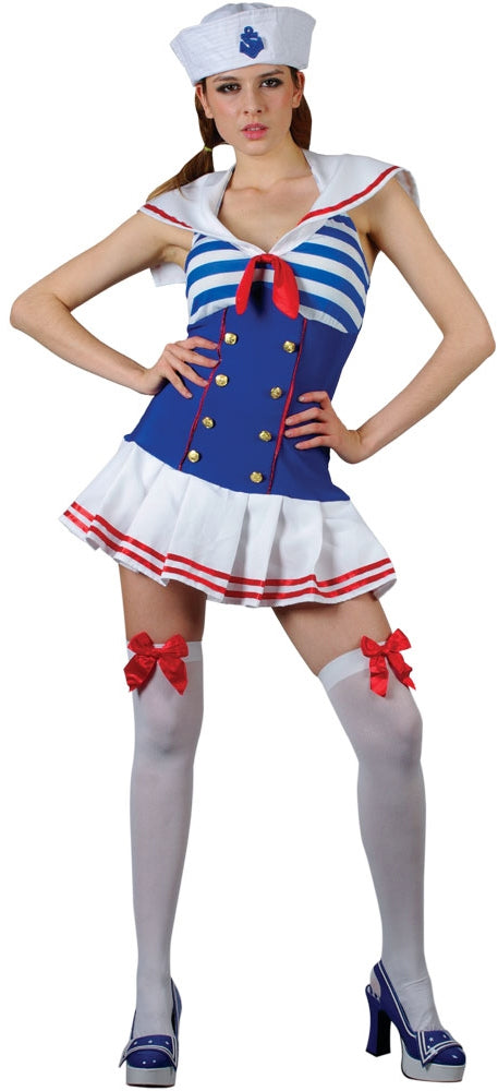 Ladies Shipmate Cutie Sailor Sea Uniform Costume