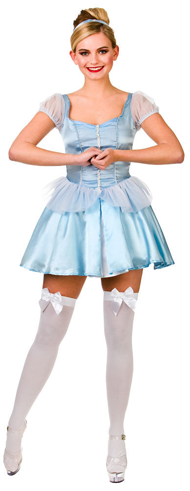 Ladies Cute Cinderella Fairy Tale Princess Costume