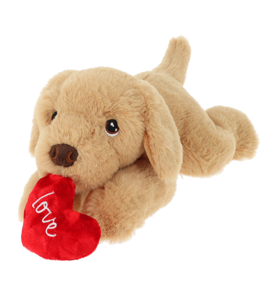 30cm Labrador With Heart Plush