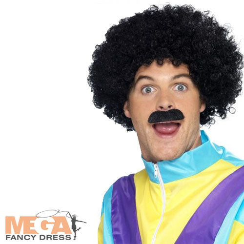 Scouser Wig & Tash Set Character Costume Accessory