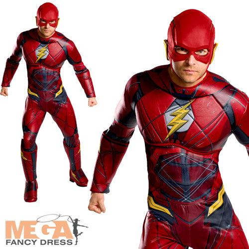 Men's The Flash Superhero Fancy Dress Costume