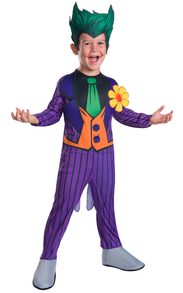 Licensed Joker Boys Halloween Fancy Dress Costumes