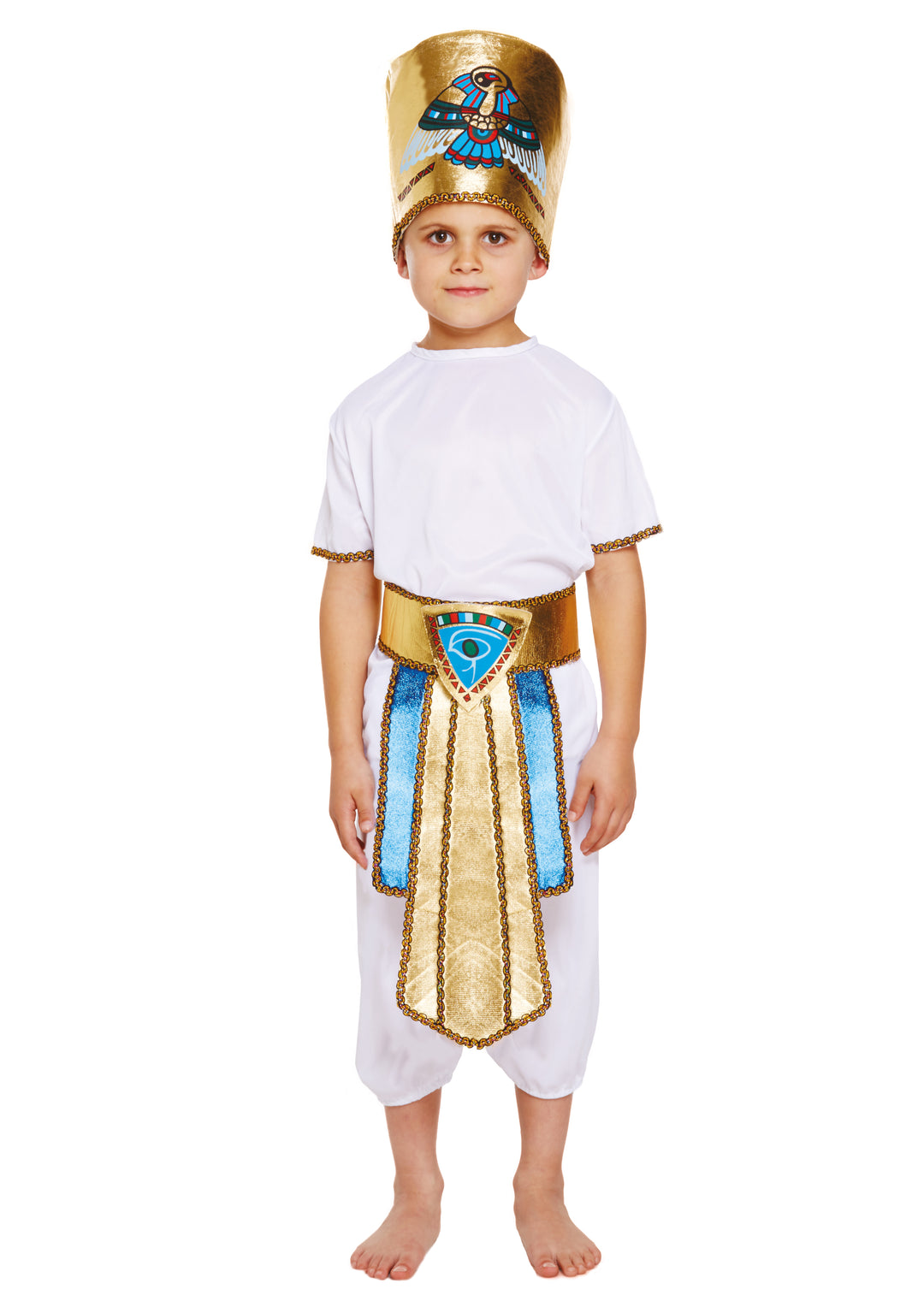 Boys Egyptian King Pharaoh Historical Book Day Fancy Dress Costume