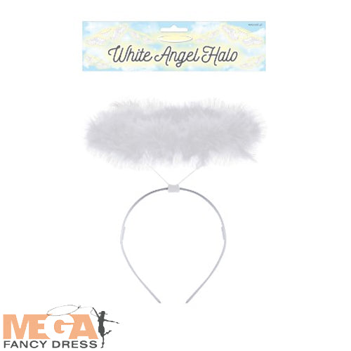 White Angel Halo Spiritual Costume Accessory