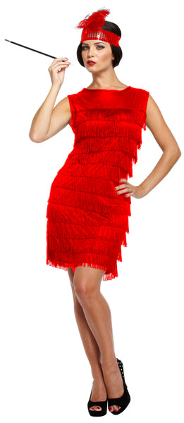 Red Flapper Lady Costume