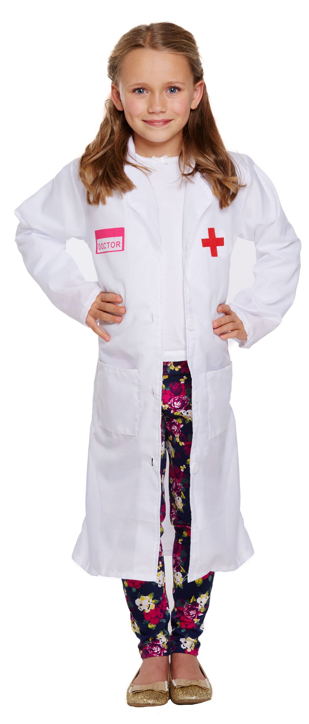 Doctor Girls Medical Professional Coat Costume