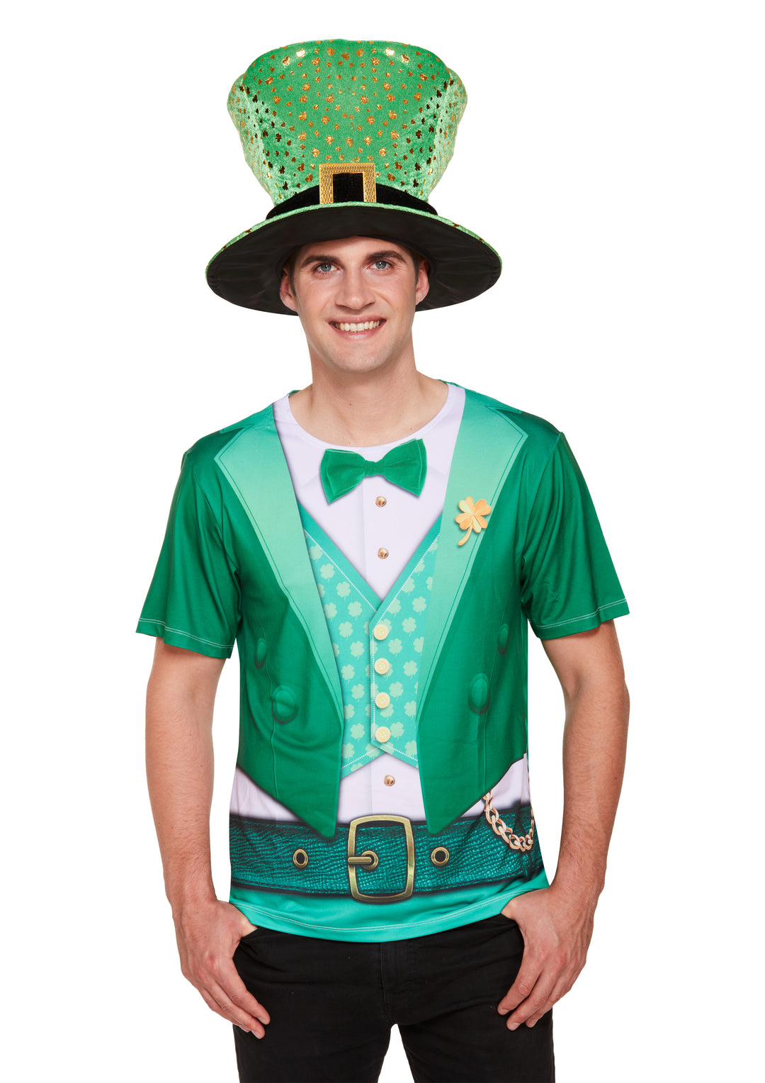 Adults Lucky Irish Shirt St. Patrick's Day Outfit