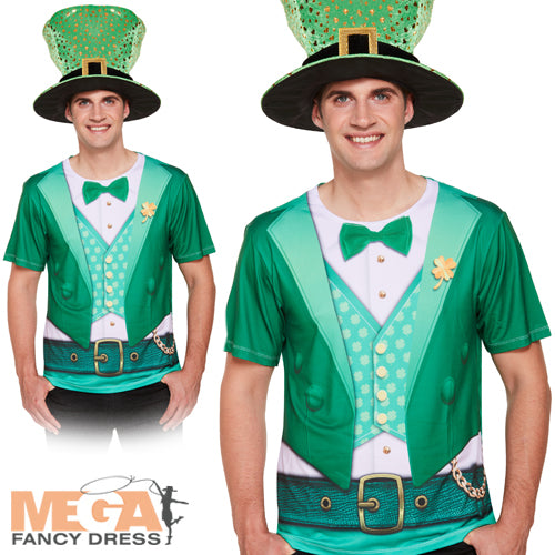 Adults Lucky Irish Shirt St. Patrick's Day Outfit