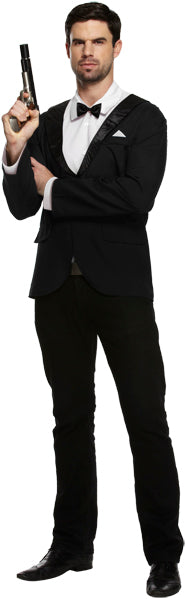 Men's James Bond Secret Agent Film Celebrity Costume