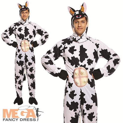 Adults Cow Farm Animal Cattle Book Day Fancy Dress Costume