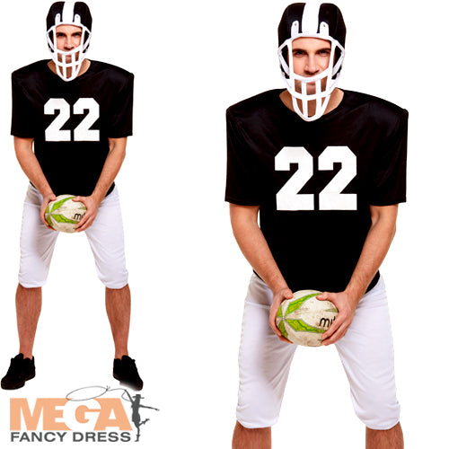 American Footballer Adults Sports Hero Costume