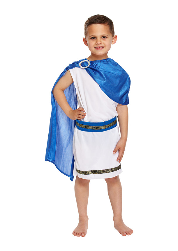 Boys Ancient Roman Greek Grecian Caesar Toga Costume