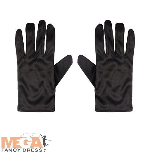 Adults Black Gloves