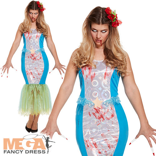 Zombie Mermaid Costume for Ladies Fantasy Outfit