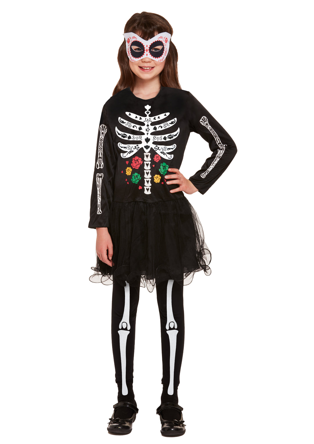 Day of the Dead Kids Celebratory Skeleton Costume