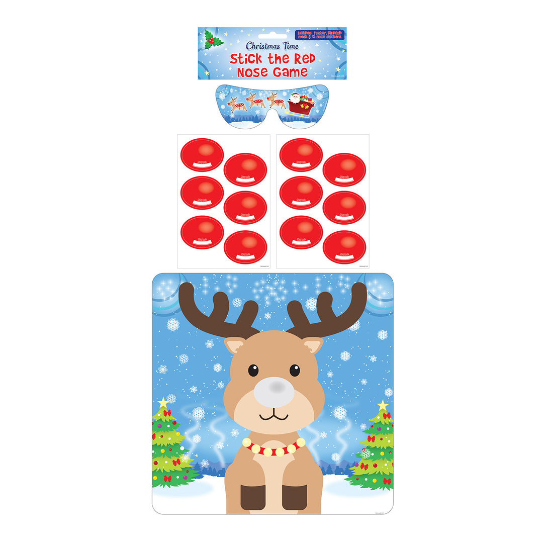 Stick the Nose on the Reindeer Christmas Game