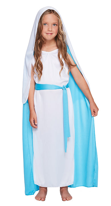 Girls Virgin Mary Christmas Nativity Costume