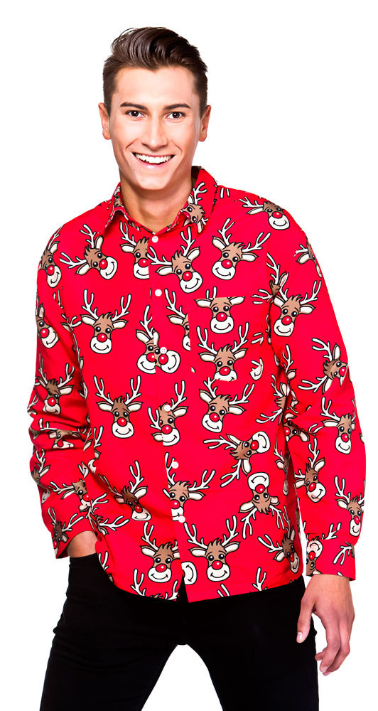 Reindeer Christmas Shirt Holiday Clothing