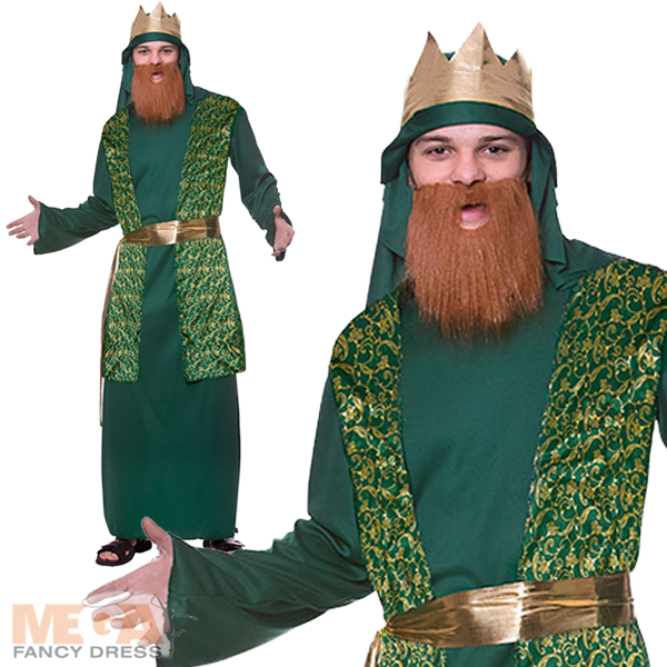 Men's Green Wise Man Nativity Costume