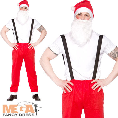 Workshop Santa Men's Jolly Christmas Costume