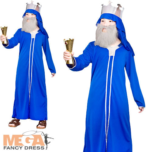 Boys King Caspar Christmas Fancy Dress Costume Mega Fancy Dress UK Boys King Caspar Christmas Fancy Dress Costume Mega Fancy Dress UK