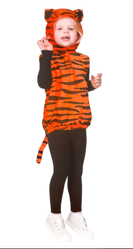 Tiger Tabard Kids Animal Wildlife Book Costume