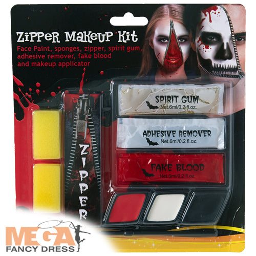 Zipper Make Up Kit Special Effects Makeup