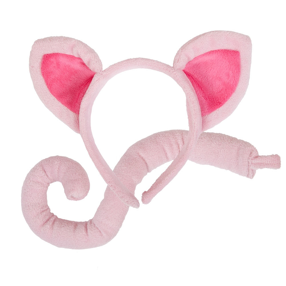 Piggy Ears and Tail Animal Costume Accessory Set
