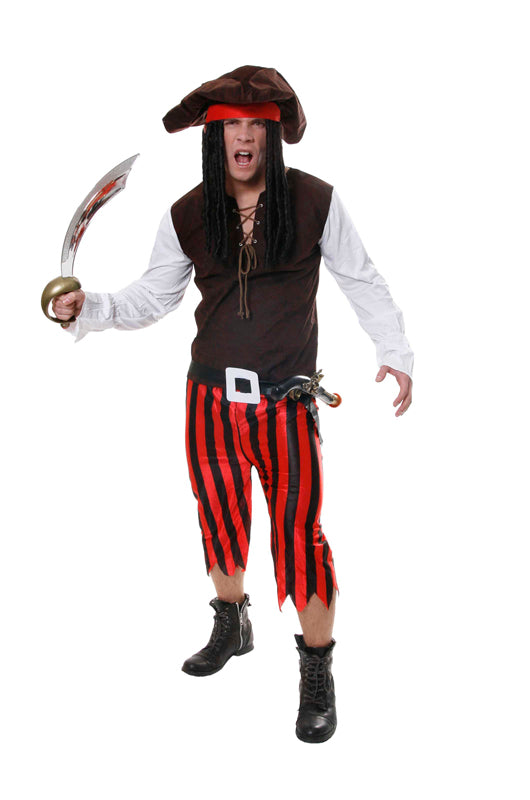 Men's Pirate Costume + Hat