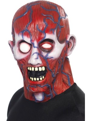Anatomy Man Halloween Mask Creepy Facial Accessory
