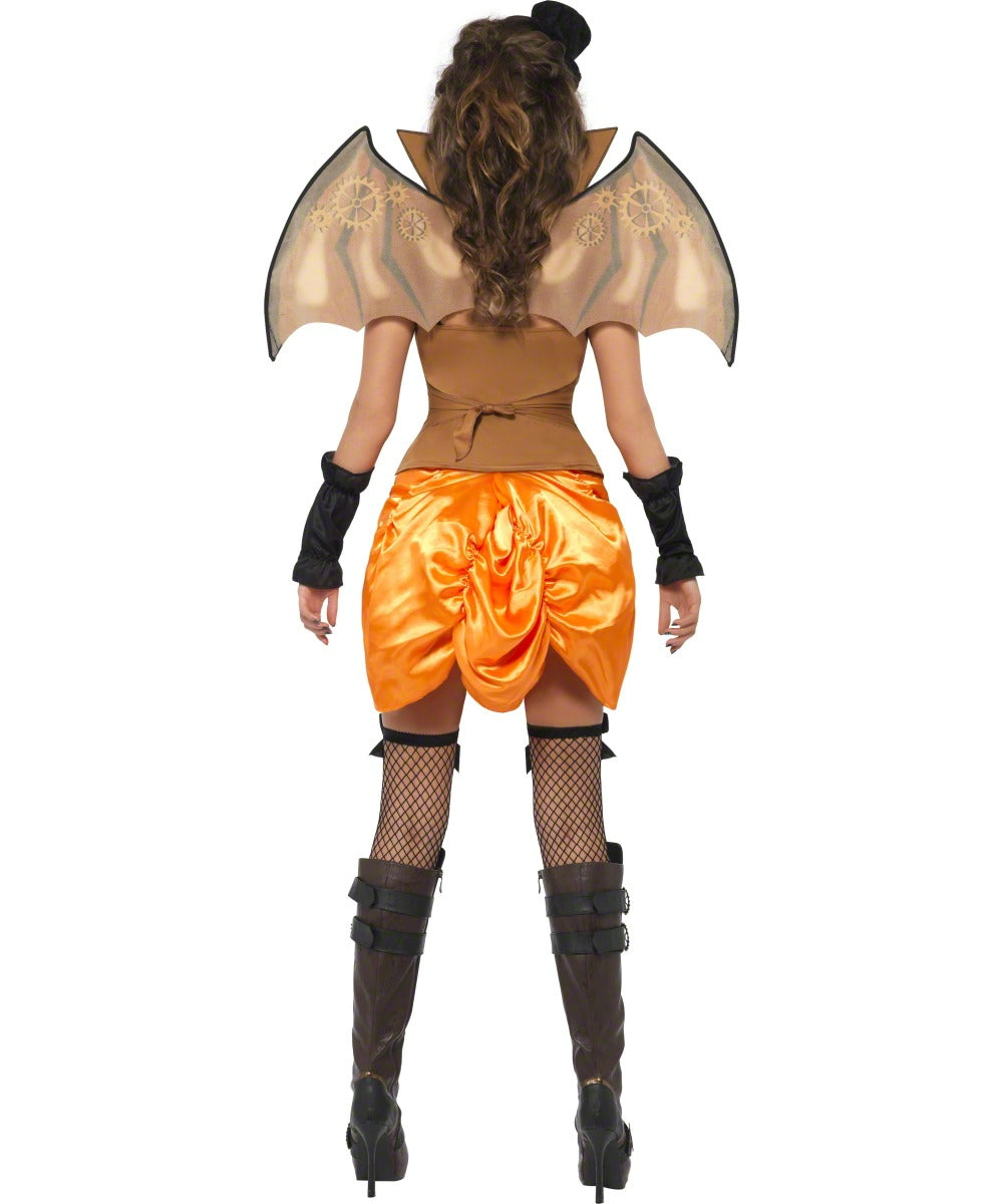 Steam Punk Victorian Sexy Bat Women's Halloween Costume