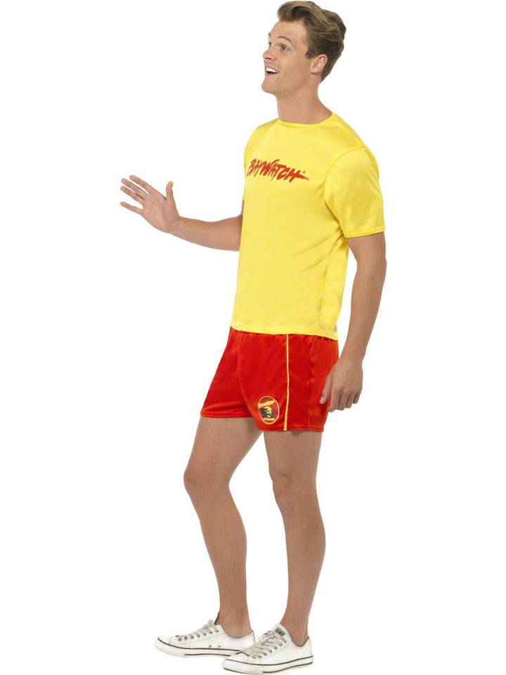 Men's 1990s Baywatch Beach Lifeguard Fancy Dress Celebrity Costume